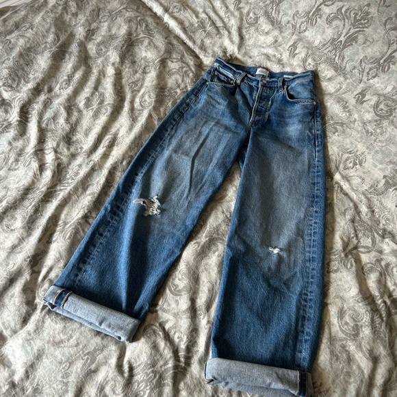 COH Ayla Solano wide legged cuffed jeans - new condition size 25 - Picture 2 of 8